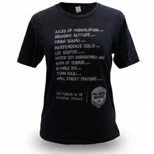 VINTAGE - Roller derby Full metal bracket tournament 2015 t-shirt - Men Small